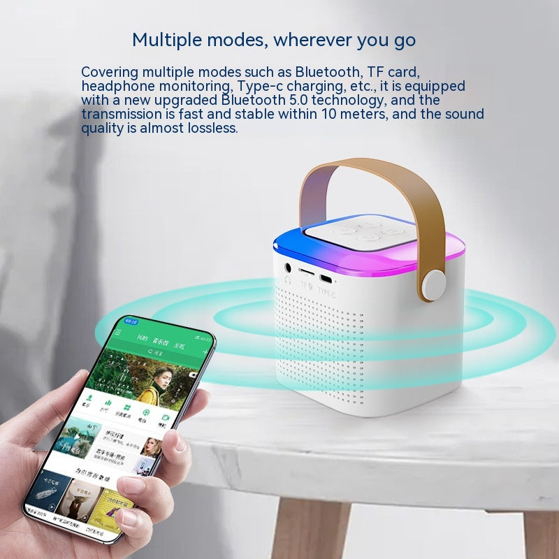 K12 Bluetooth Speaker Home Karaoke Integrated Wireless Microphone - C&S Shopping Network