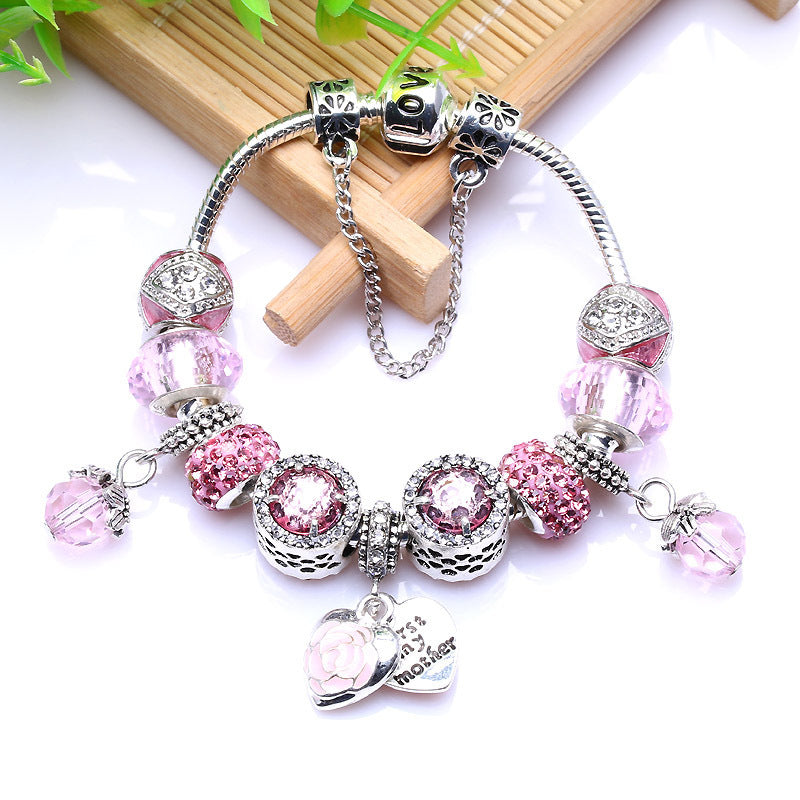 Dripping Oil Double Love Bracelet Mother's Day Gift Bracelet - C&S Shopping Network