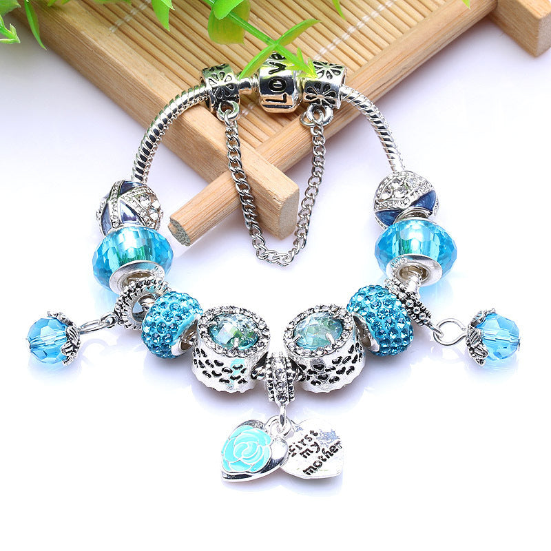 Dripping Oil Double Love Bracelet Mother's Day Gift Bracelet - C&S Shopping Network