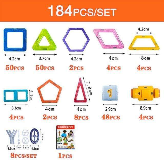 Magnetic Building Blocks DIY Magnets Toys For Kids Designer Construction Set Gifts For Children Toys - C&S Shopping Network