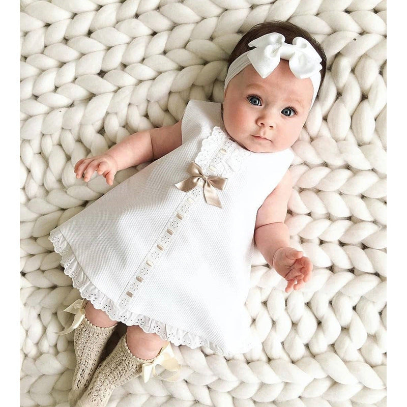 Girls baby sleeveless bow skirt - C&S Shopping Network