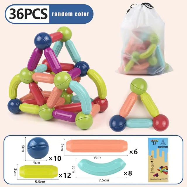 Kids Magnetic Constructor Blocks Stick - C&S Shopping Network