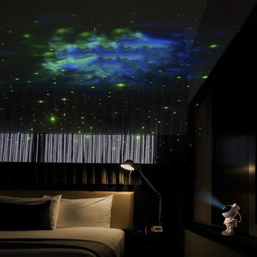Creative Astronaut Galaxy Starry Sky Projector Nightlight USB Atmospher Bedroom Table Lamp - C&S Shopping Network