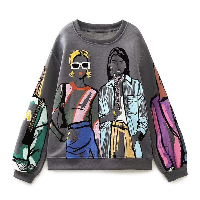 Women Fashion Printing Basic Sweatshirts - C&S Shopping Network