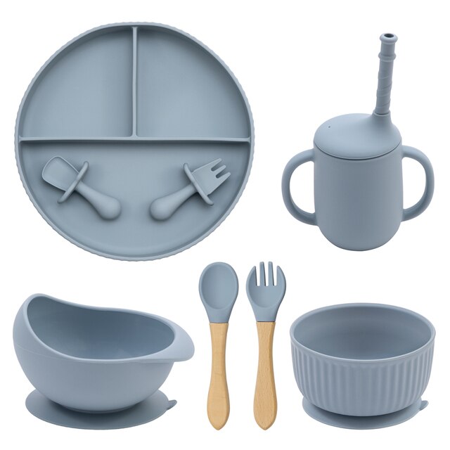 Baby Weaning Solid Food Plate Bowl Set - C&S Shopping Network