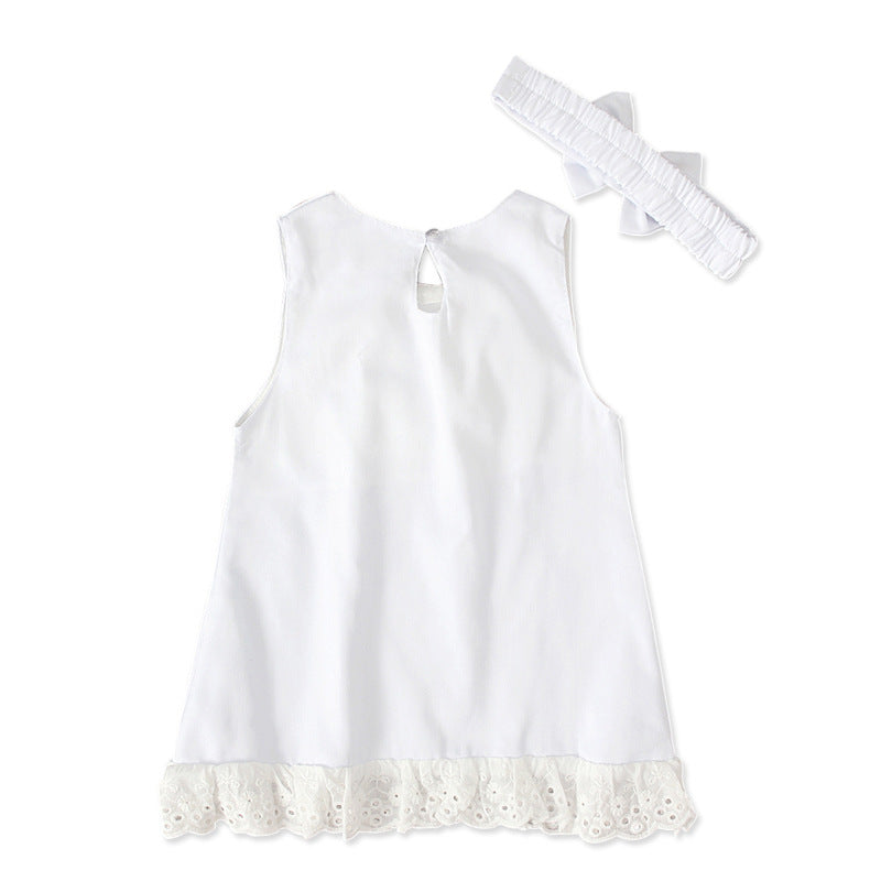 Girls baby sleeveless bow skirt - C&S Shopping Network