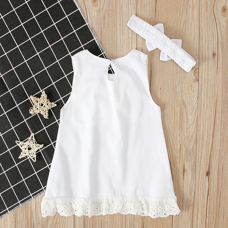 Girls baby sleeveless bow skirt - C&S Shopping Network