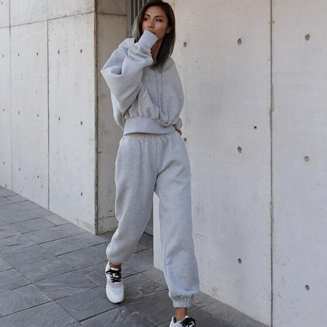 Women Warm Hoodie and Pants Set - C&S Shopping Network