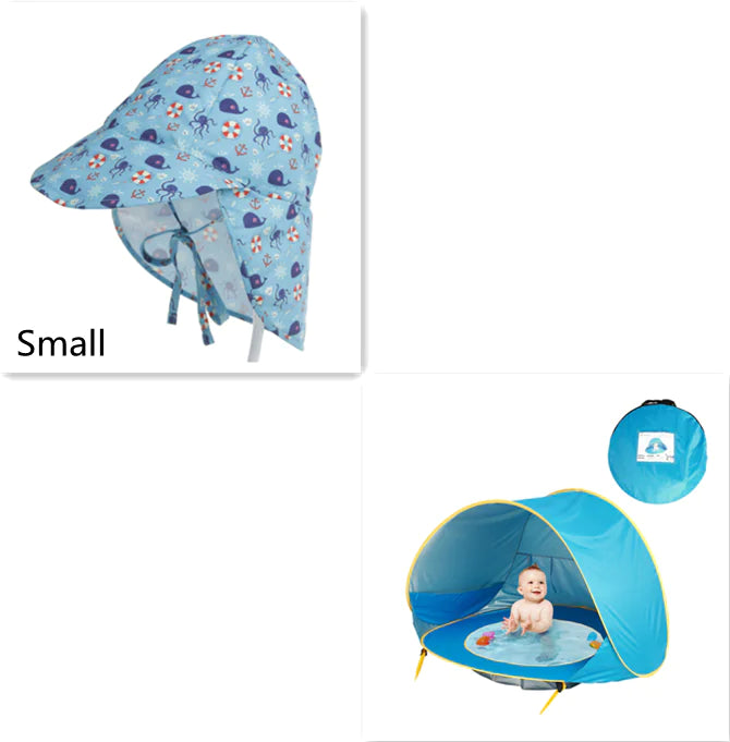 Baby Beach Tent: Easy Fold-Up Waterproof Sun Awning Tent - C&S Shopping Network