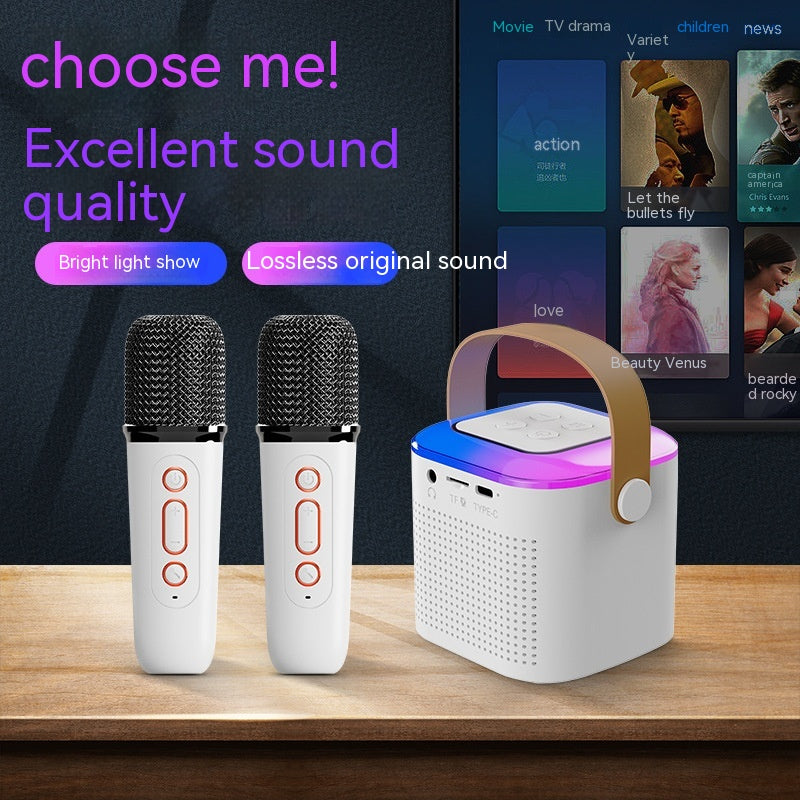 K12 Bluetooth Speaker Home Karaoke Integrated Wireless Microphone - C&S Shopping Network