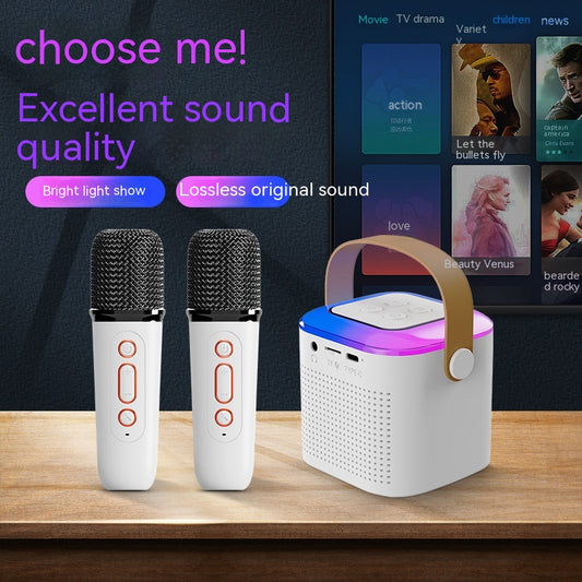 K12 Bluetooth Speaker Home Karaoke Integrated Wireless Microphone - C&S Shopping Network