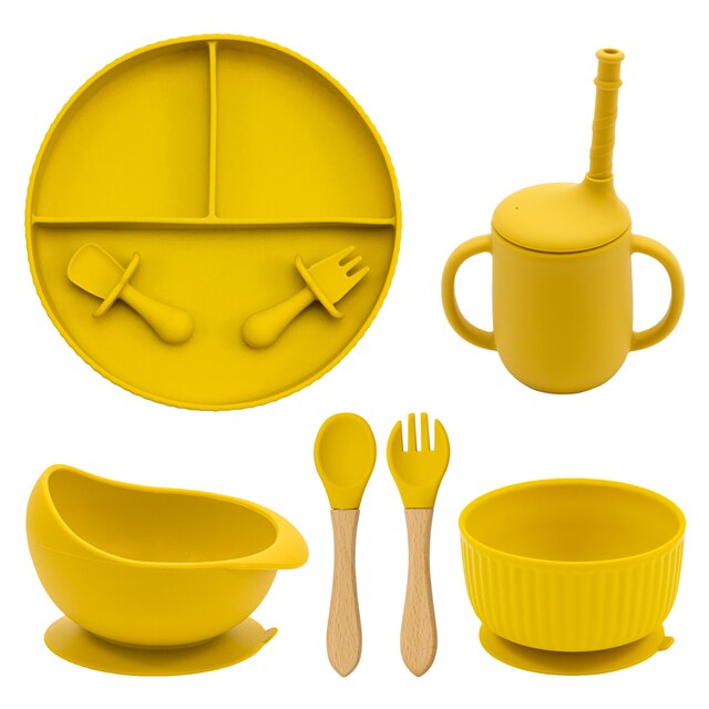 Baby Weaning Solid Food Plate Bowl Set - C&S Shopping Network
