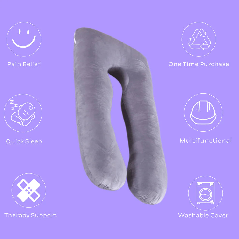 U-Shape Pregnancy Pillow Set - C&S Shopping Network