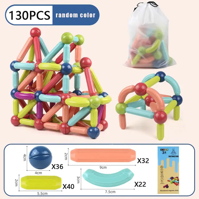 Kids Magnetic Constructor Blocks Stick - C&S Shopping Network