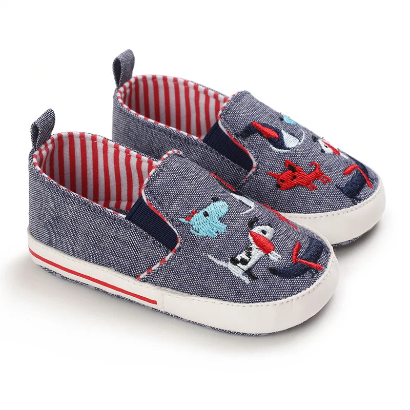 Toddler First Walker Baby Shoes Boy Girl Classical Sport Soft Sole Cotton Multi-Color Crib Baby Moccasins Casual Shoes - C&S Shopping Network