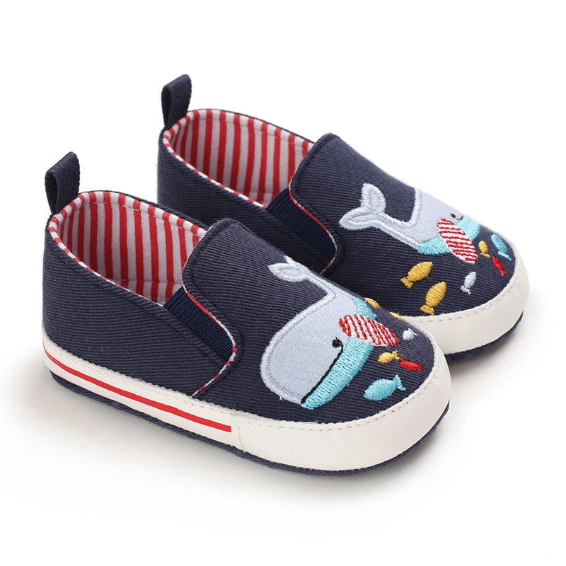Toddler First Walker Baby Shoes Boy Girl Classical Sport Soft Sole Cotton Multi-Color Crib Baby Moccasins Casual Shoes - C&S Shopping Network