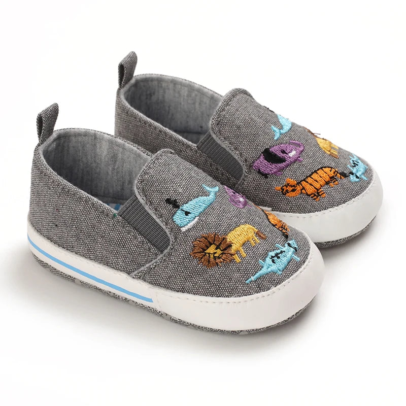 Toddler First Walker Baby Shoes Boy Girl Classical Sport Soft Sole Cotton Multi-Color Crib Baby Moccasins Casual Shoes - C&S Shopping Network