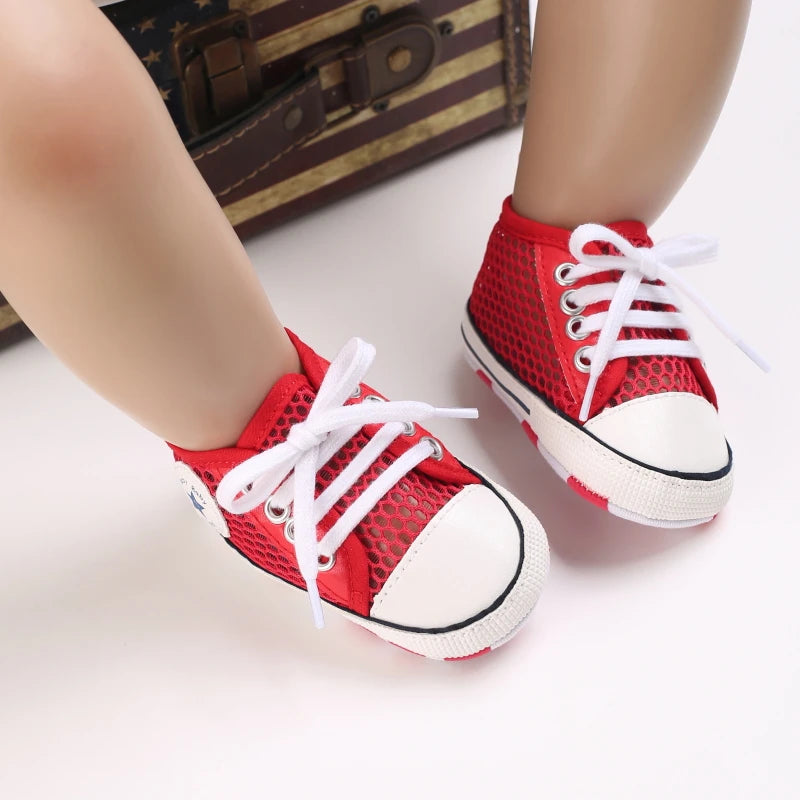 Toddler First Walker Baby Shoes Boy Girl Classical Sport Soft Sole Cotton Multi-Color Crib Baby Moccasins Casual Shoes - C&S Shopping Network