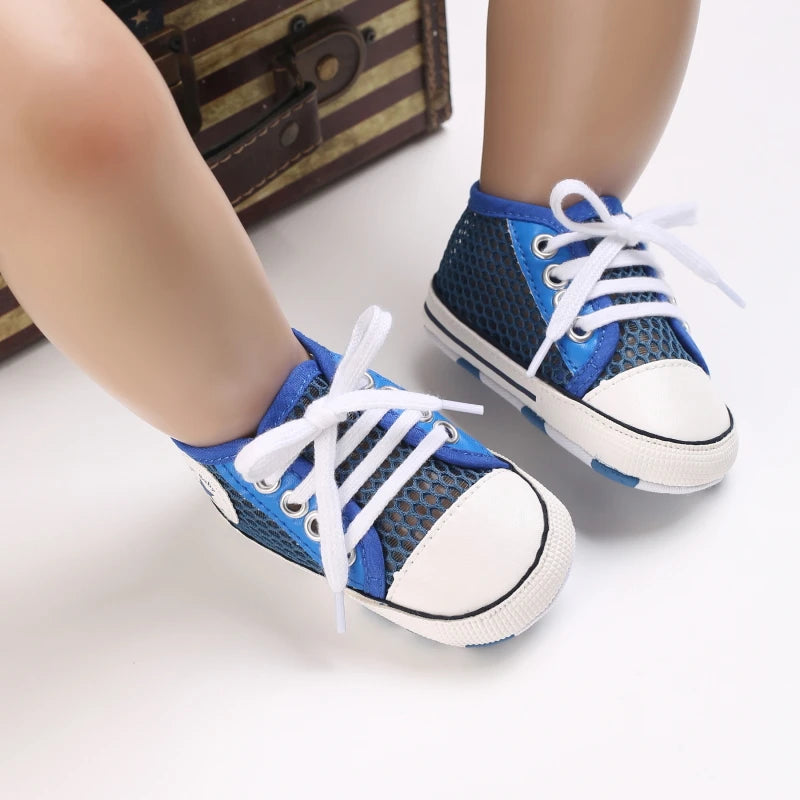Toddler First Walker Baby Shoes Boy Girl Classical Sport Soft Sole Cotton Multi-Color Crib Baby Moccasins Casual Shoes - C&S Shopping Network