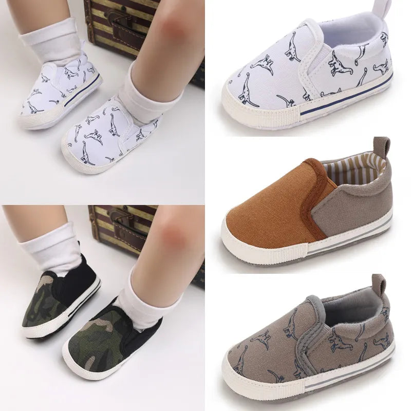 Toddler First Walker Baby Shoes Boy Girl Classical Sport Soft Sole Cotton Multi-Color Crib Baby Moccasins Casual Shoes - C&S Shopping Network