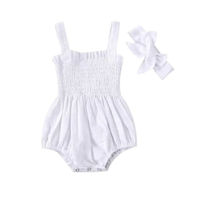 Infant Baby Girls Summer Elastic Jumpsuit Rompers - C&S Shopping Network