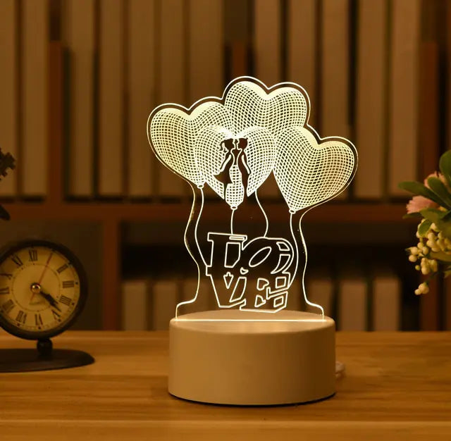 Kids 3D LED Creative Night Lamp - C&S Shopping Network