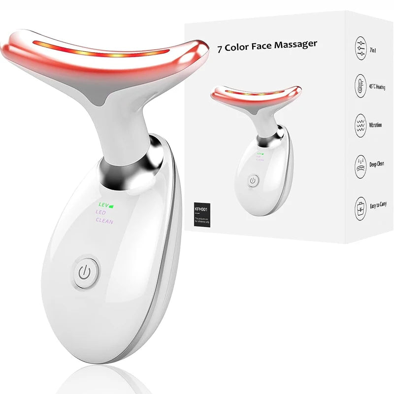 7 Color EMS Anti Wrinkle Skin Tightening Facial Massager - C&S Shopping Network