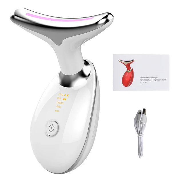 7 Color EMS Anti Wrinkle Skin Tightening Facial Massager - C&S Shopping Network