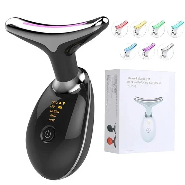 7 Color EMS Anti Wrinkle Skin Tightening Facial Massager - C&S Shopping Network
