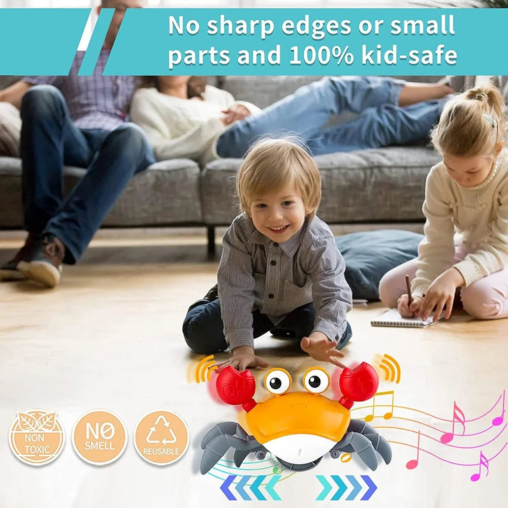 Dancing Crab Run Away Toy for Babies Crawling Interactive Escape Crabs Fujão Toys Baby Birthday Gift VIP Dropshipping with Box - C&S Shopping Network