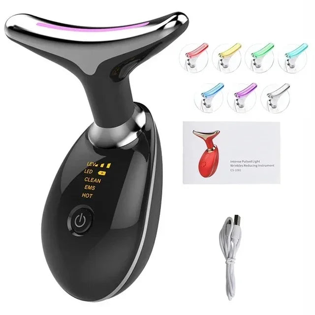 7 Color EMS Anti Wrinkle Skin Tightening Facial Massager - C&S Shopping Network
