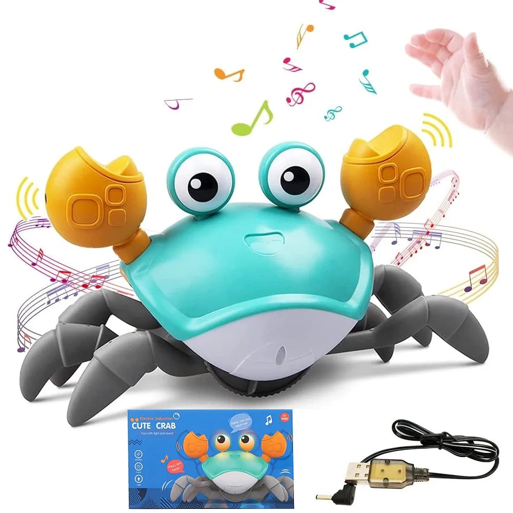 Dancing Crab Run Away Toy for Babies Crawling Interactive Escape Crabs Fujão Toys Baby Birthday Gift VIP Dropshipping with Box - C&S Shopping Network