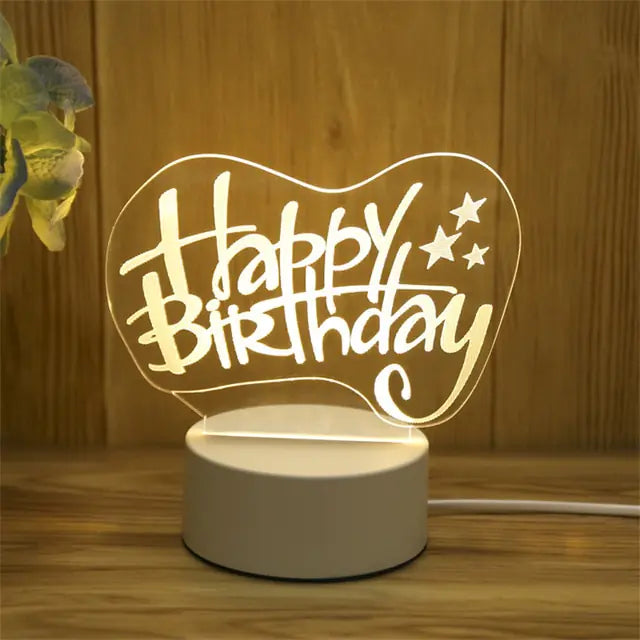 Kids 3D LED Creative Night Lamp - C&S Shopping Network