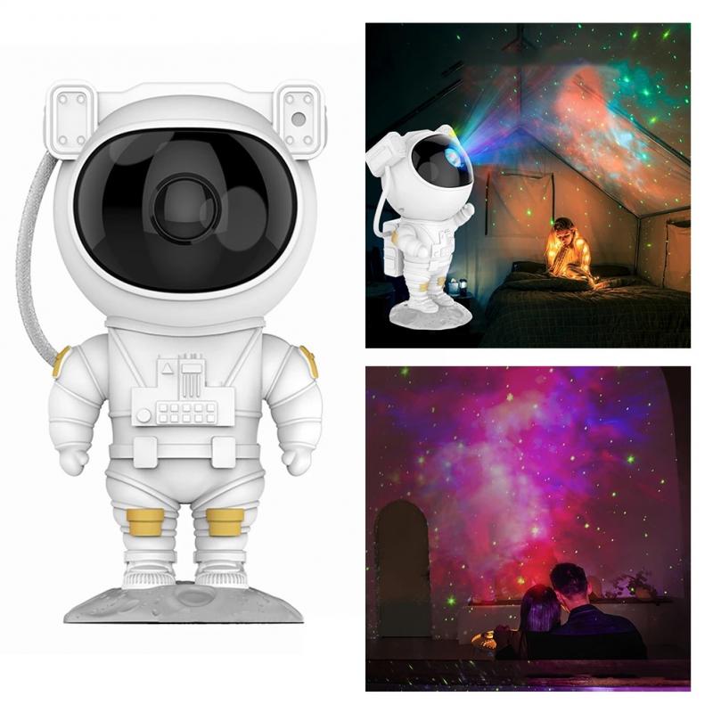 Creative Astronaut Galaxy Starry Sky Projector Nightlight USB Atmospher Bedroom Table Lamp - C&S Shopping Network
