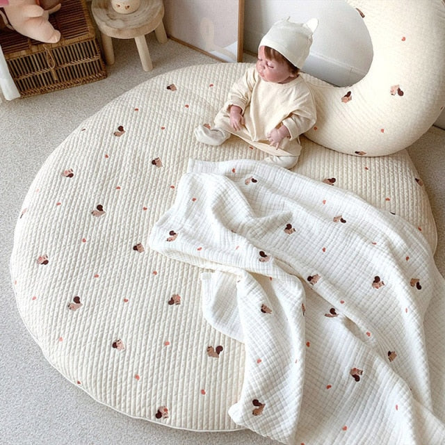 Bear Embroidery Baby Mat - C&S Shopping Network