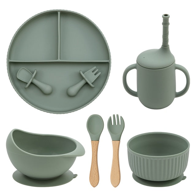 Baby Weaning Solid Food Plate Bowl Set - C&S Shopping Network