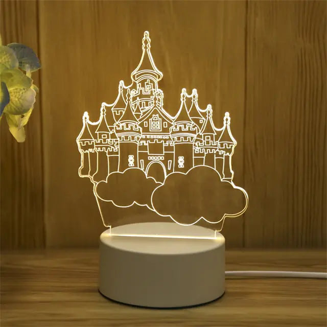 Kids 3D LED Creative Night Lamp - C&S Shopping Network