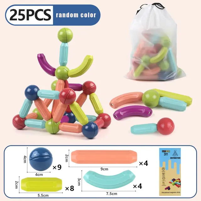 Kids Magnetic Constructor Blocks Stick - C&S Shopping Network
