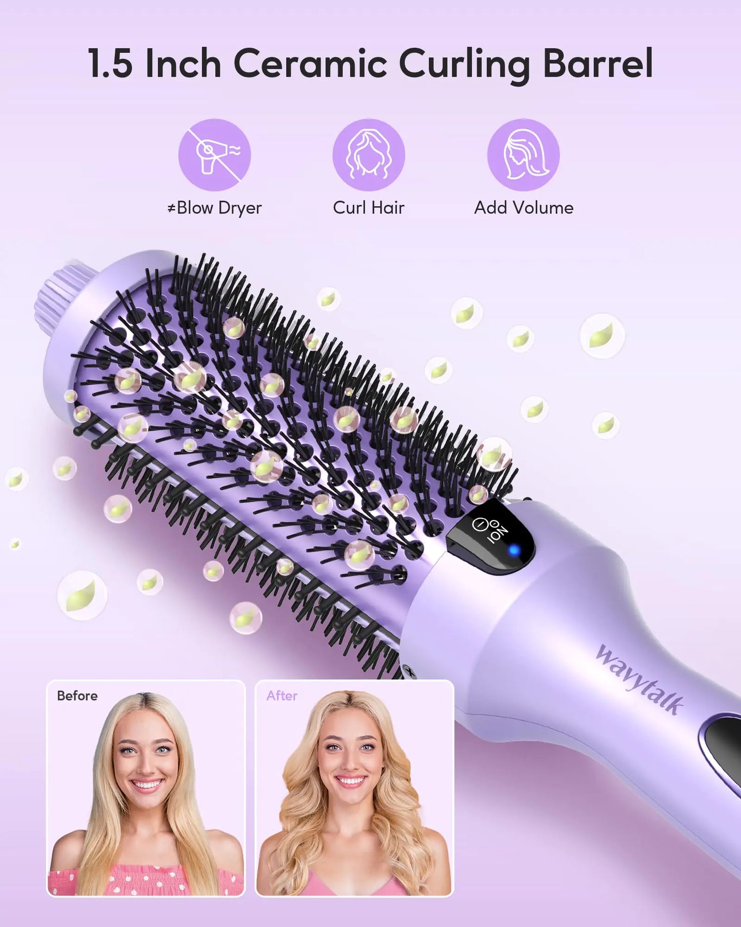 Wavytalk Thermal Brush Heated Round Brush