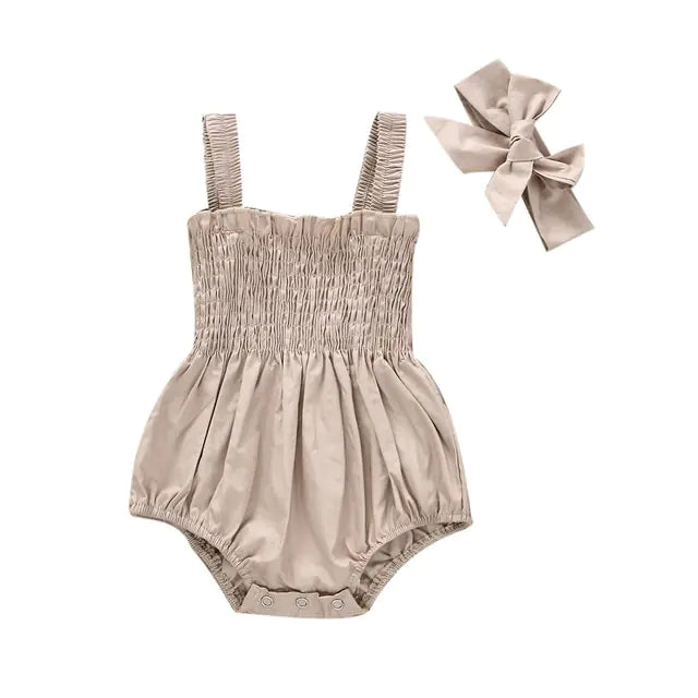 Infant Baby Girls Summer Elastic Jumpsuit Rompers - C&S Shopping Network