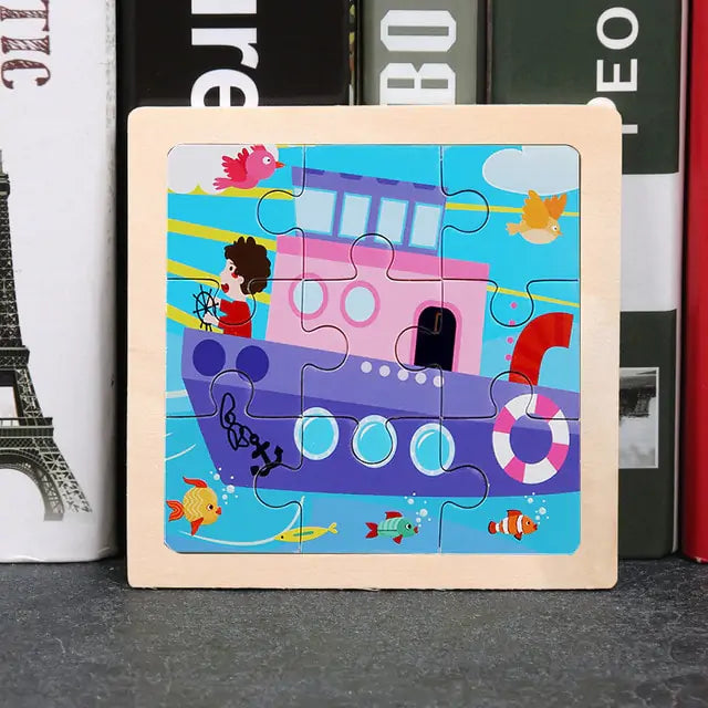 Kids Toys Wooden 3D Puzzle - C&S Shopping Network