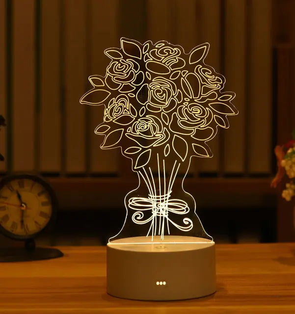 Kids 3D LED Creative Night Lamp - C&S Shopping Network