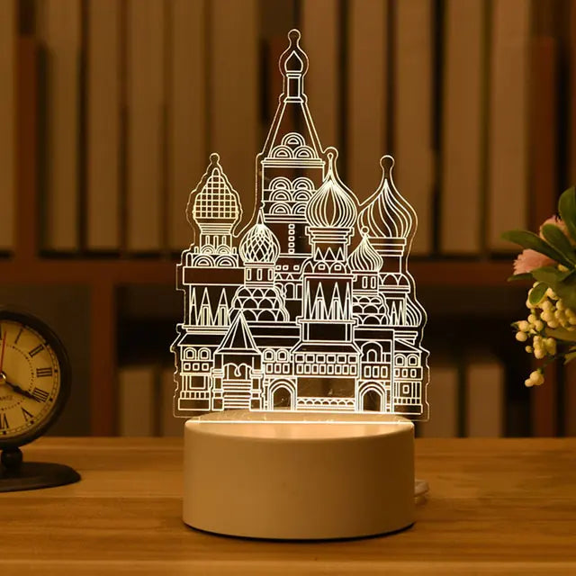 Kids 3D LED Creative Night Lamp - C&S Shopping Network