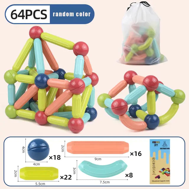 Kids Magnetic Constructor Blocks Stick - C&S Shopping Network