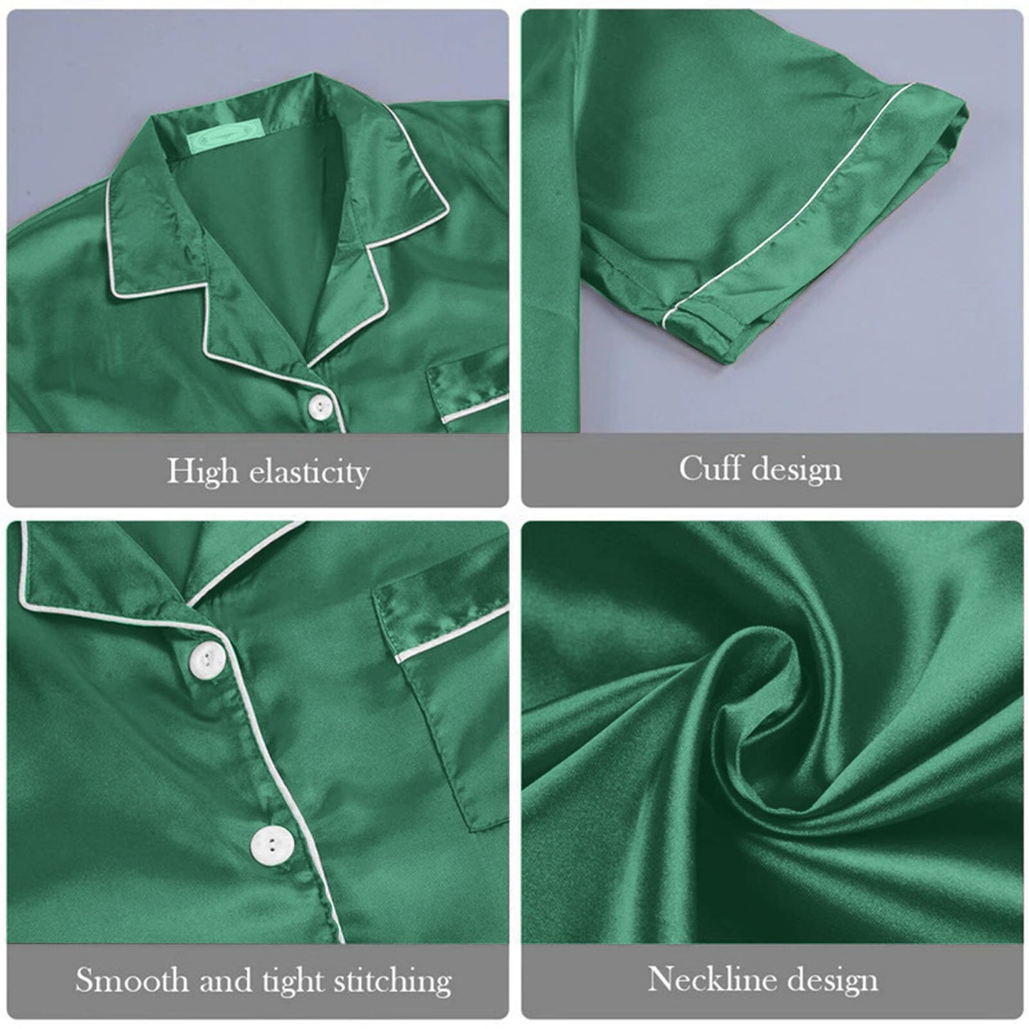 Silk Short Sleeve and Pajamas for Women - C&S Shopping Network