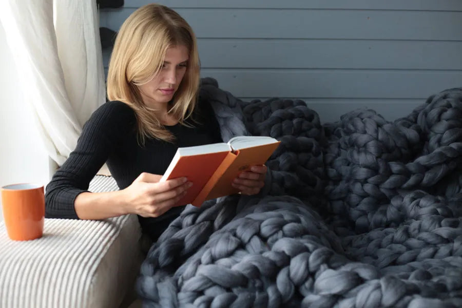 Zen Weighted Knitted Blanket - C&S Shopping Network