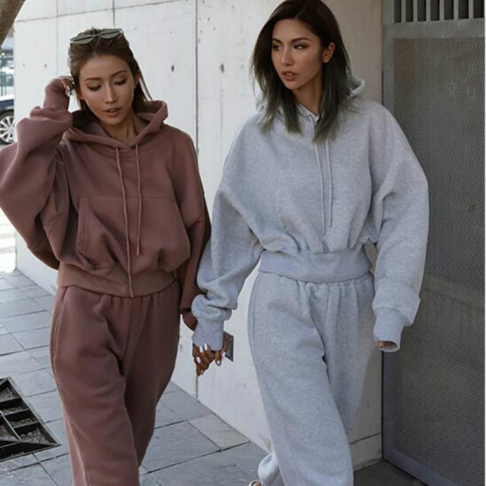 Women Warm Hoodie and Pants Set - C&S Shopping Network