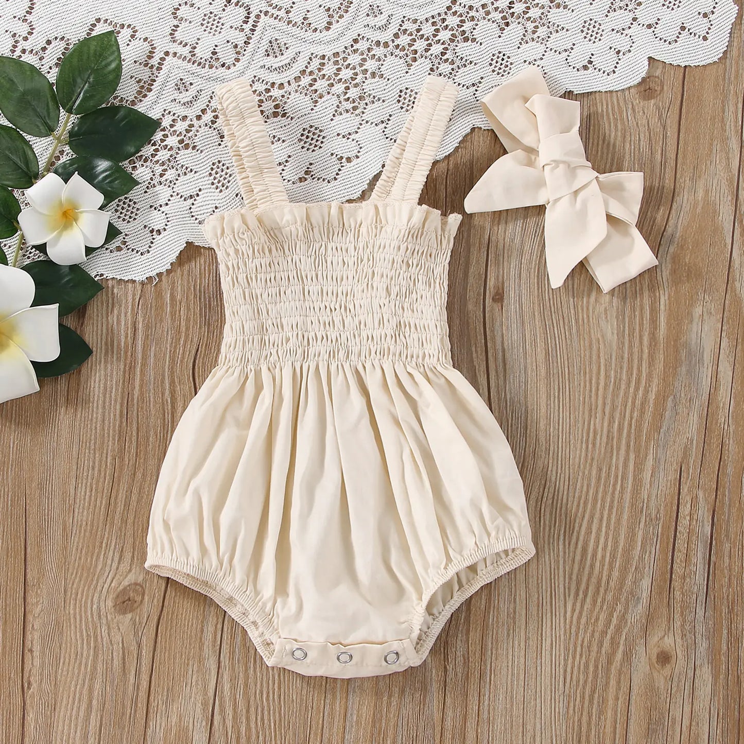 Infant Baby Girls Summer Elastic Jumpsuit Rompers - C&S Shopping Network