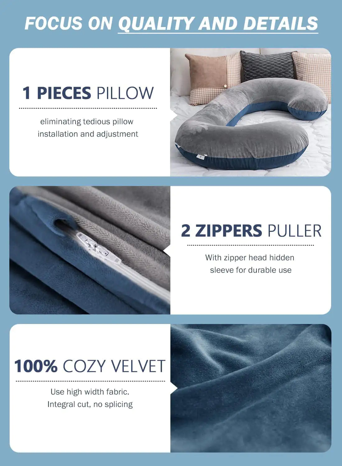 C-Shaped Body Pregnancy Pillow - C&S Shopping Network