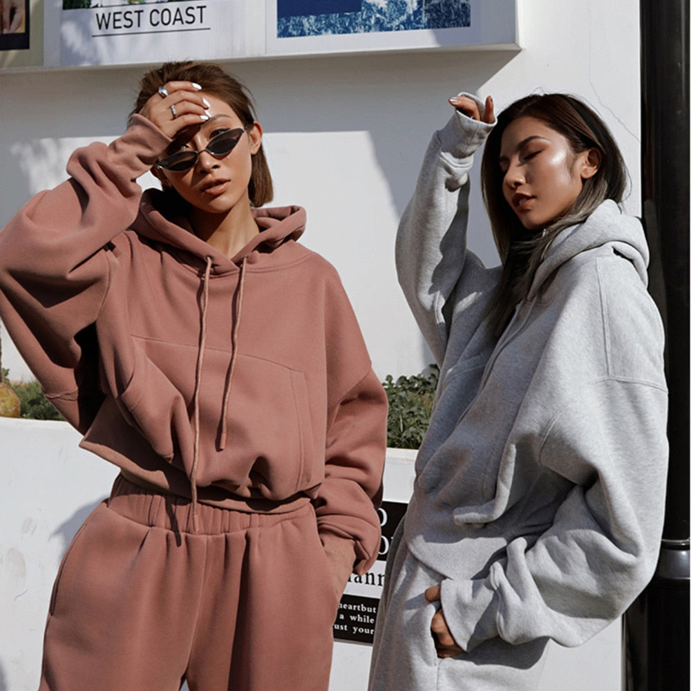 Women Warm Hoodie and Pants Set - C&S Shopping Network